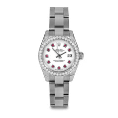 Rolex Datejust 26mm | 179174-WHT-RBY-AM-BDS-OYS