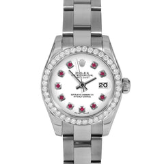 Rolex Datejust 26mm | 179174-WHT-RBY-AM-BDS-OYS