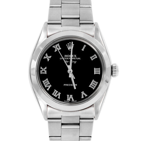 Rolex Air King 34mm | 5500-SS-BLK-ROM-SMT-OYS