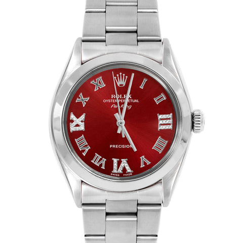 Rolex Air King 34mm | 5500-SS-RED-RDR369-SMT-OYS