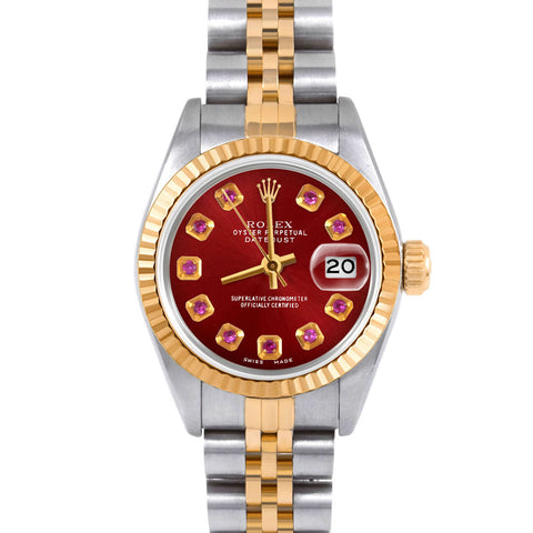 Rolex Datejust 26mm | 69173-RED-RBY-AM-FLT-JBL