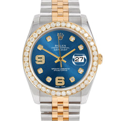 Rolex Datejust 36mm | 116233-BLU-8DA69-25CT-JBL