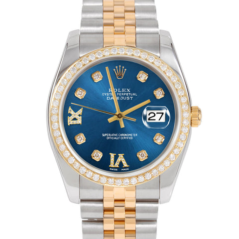 Rolex Datejust 36mm | 116233-BLU-8DR69-BDS-JBL