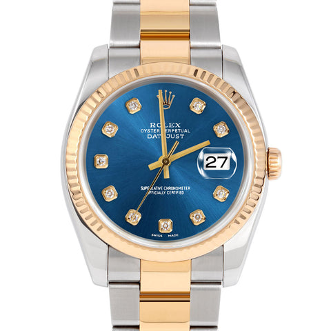 Rolex Datejust 36mm | 116233-BLU-DIA-AM-FLT-OYS