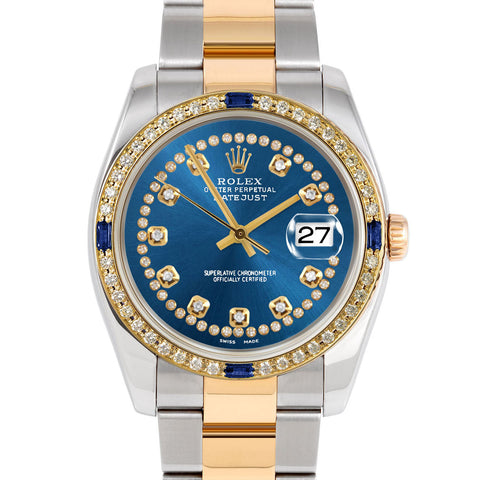 Rolex Datejust 36mm | 116233-BLU-STRD-4SPH-OYS