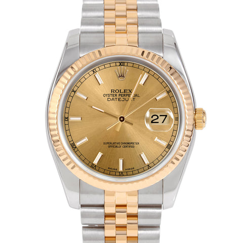 Rolex Datejust 36mm | 116233-CHM-STK-FLT-JBL