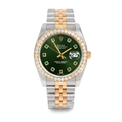 Rolex Datejust 36mm | 116233-GRN-EMD-AM-25CT-JBL