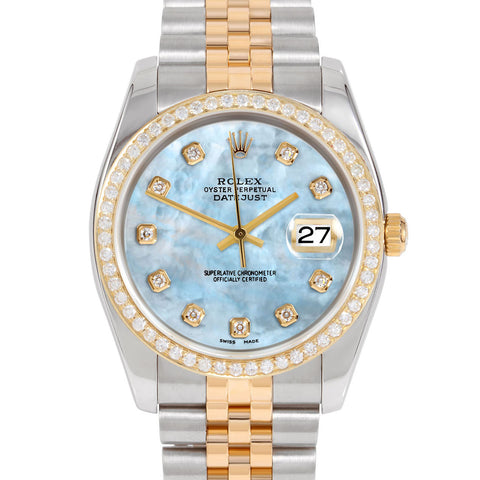 Rolex Datejust 36mm | 116233-LBMOP-DIA-AM-BDS-JBL