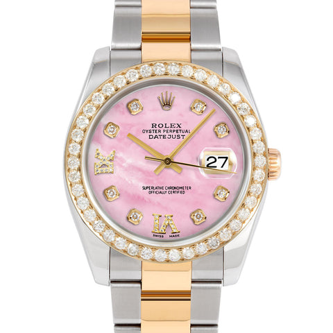 Rolex Datejust 36mm | 116233-PMOP-8DR69-25CT-OYS