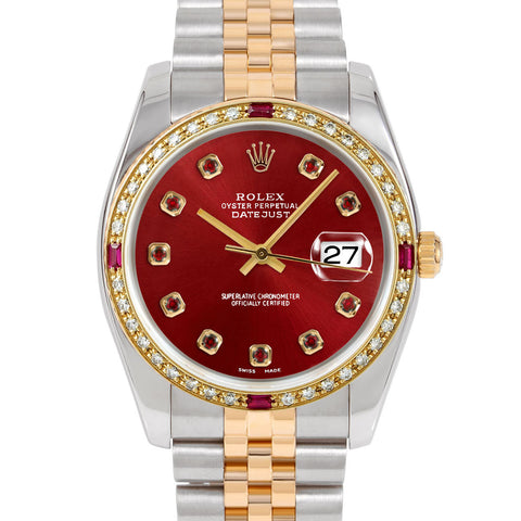 Rolex Datejust 36mm | 116233-RED-RBY-AM-4RBY-JBL