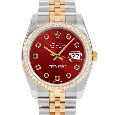 Rolex Datejust 36mm | 116233-RED-RBY-AM-BDS-JBL