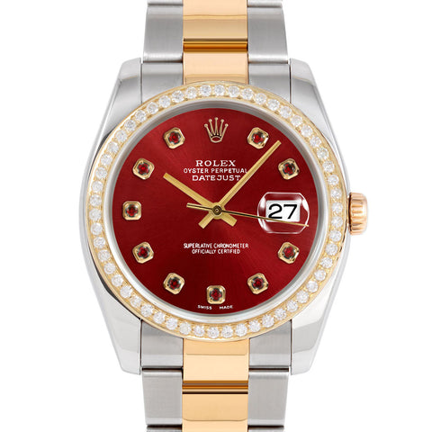 Rolex Datejust 36mm | 116233-RED-RBY-AM-BDS-OYS