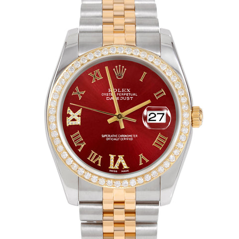 Rolex Datejust 36mm | 116233-RED-RDR69-BDS-JBL