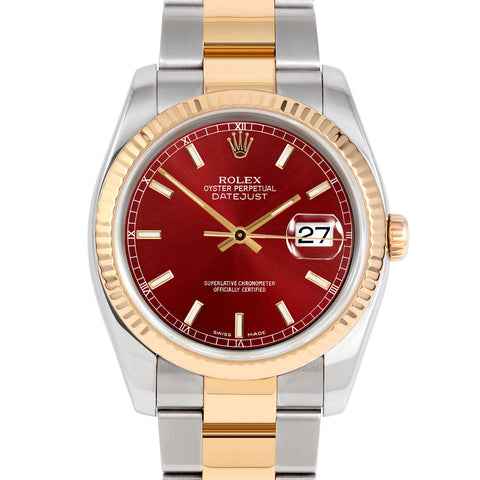 Rolex Datejust 36mm | 116233-RED-STK-FLT-OYS