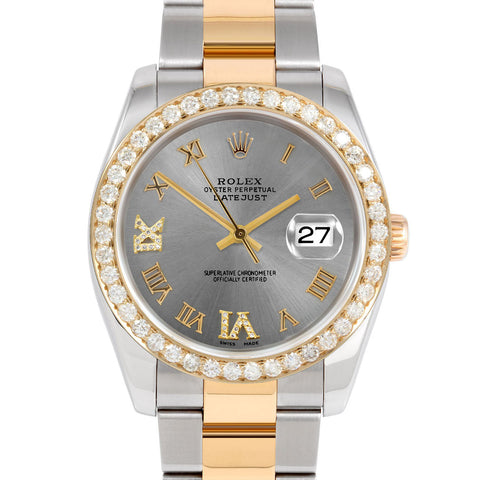 Rolex Datejust 36mm | 116233-SLT-RDR69-25CT-OYS