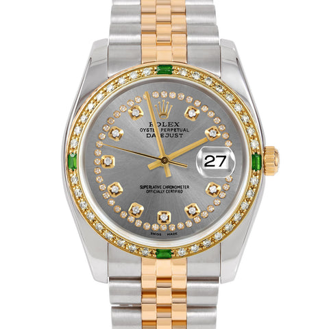 Rolex Datejust 36mm | 116233-SLT-STRD-4EMD-JBL