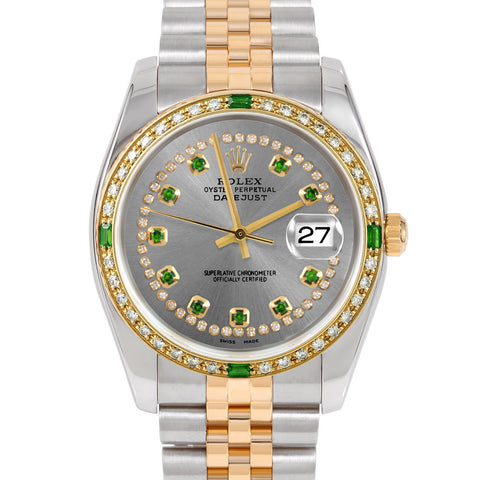 Rolex Datejust 36mm | 116233-SLT-STRE-4EMD-JBL