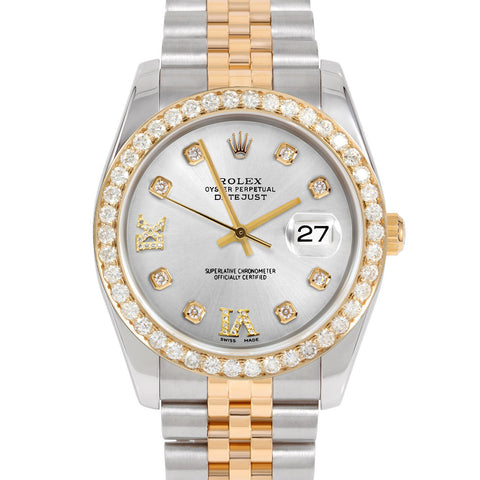 Rolex Datejust 36mm | 116233-SLV-8DR69-25CT-JBL