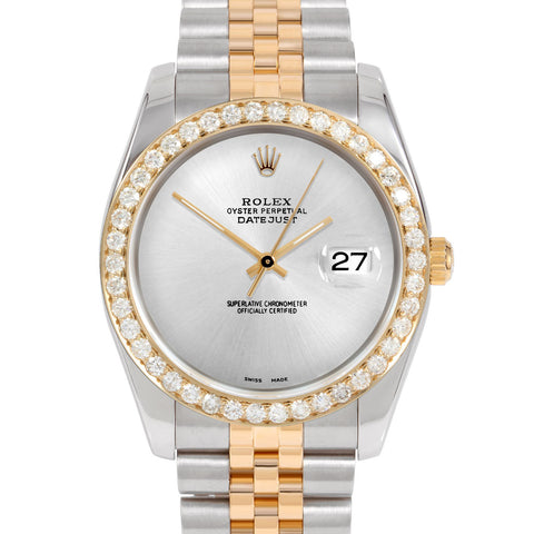 Rolex Datejust 36mm | 116233-SLV-NOHM-25CT-JBL