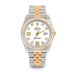 Rolex Datejust 36mm | 116233-WHT-8DA69-25CT-JBL