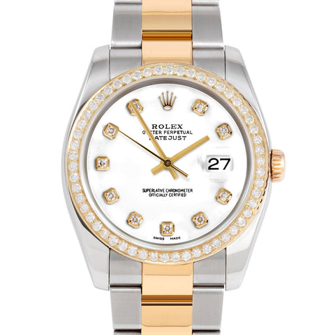 Rolex Datejust 36mm | 116233-WHT-DIA-AM-BDS-OYS