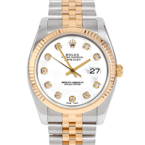 Rolex Datejust 36mm | 116233-WHT-DIA-AM-FLT-JBL