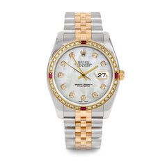 Rolex Datejust 36mm | 116233-WMOP-DIA-AM-4RBY-JBL