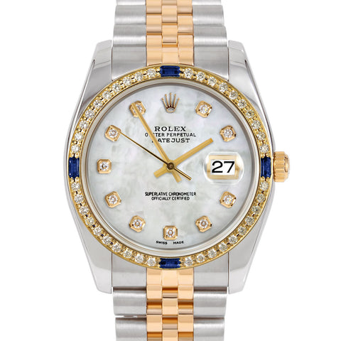 Rolex Datejust 36mm | 116233-WMOP-DIA-AM-4SPH-JBL