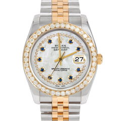 Rolex Datejust 36mm | 116233-WMOP-STRS-25CT-JBL