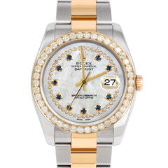 Rolex Datejust 36mm | 116233-WMOP-STRS-25CT-OYS