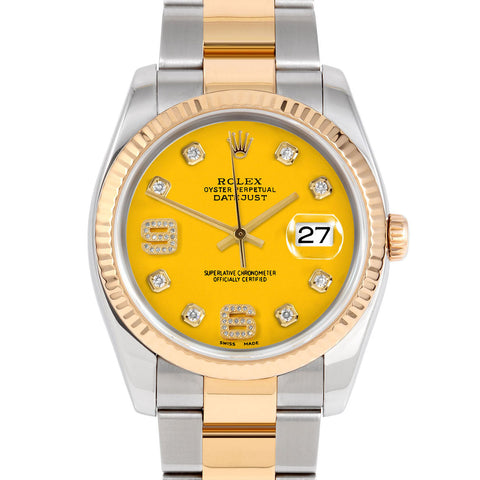 Rolex Datejust 36mm | 116233-YLW-8DA69-FLT-OYS