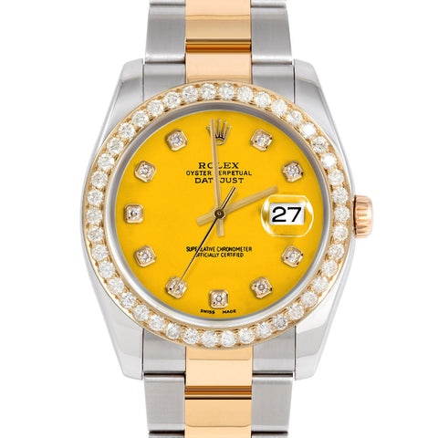 Rolex Datejust 36mm | 116233-YLW-DIA-AM-25CT-OYS