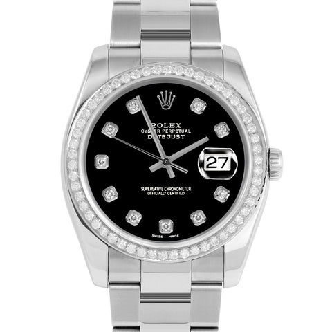 Rolex Datejust 36mm | 116234-BLK-DIA-AM-BDS-OYS