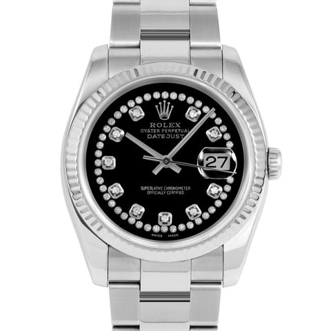 Rolex Datejust 36mm | 116234-BLK-STRD-FLT-OYS