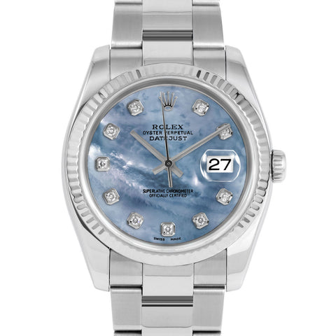 Rolex Datejust 36mm | 116234-BLMOP-DIA-AM-FLT-OYS