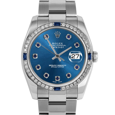 Rolex Datejust 36mm | 116234-BLU-SPH-AM-4SPH-OYS