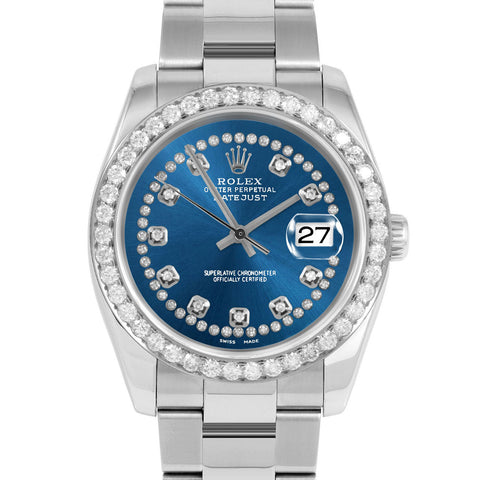 Rolex Datejust 36mm | 116234-BLU-STRD-25CT-OYS