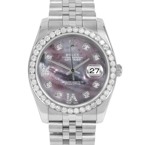 Rolex Datejust 36mm | 116234-BMOP-8DR69-25CT-JBL