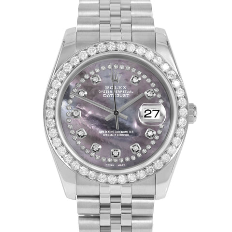 Rolex Datejust 36mm | 116234-BMOP-STRD-25CT-JBL