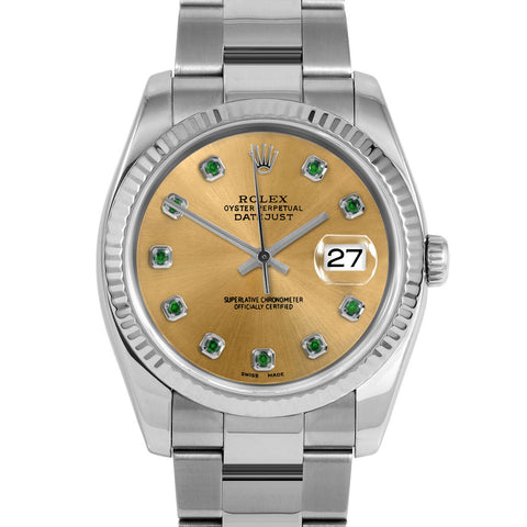 Rolex Datejust 36mm | 116234-CHM-EMD-AM-FLT-OYS