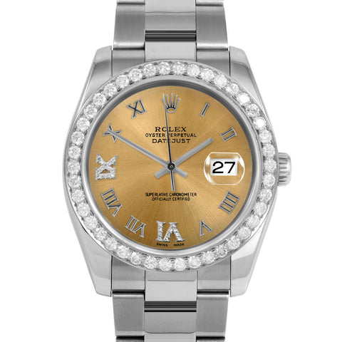 Rolex Datejust 36mm | 116234-CHM-RDR69-25CT-OYS