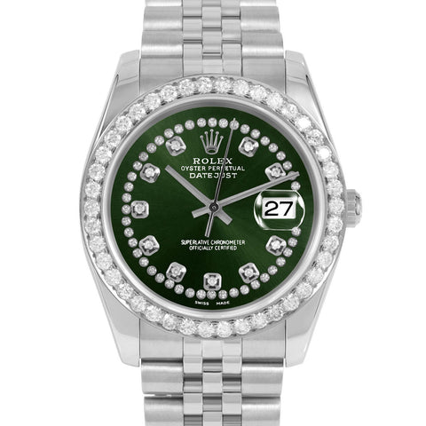 Rolex Datejust 36mm | 116234-GRN-STRD-25CT-JBL