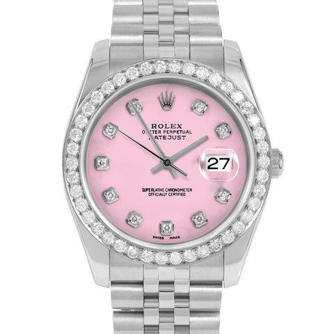 Rolex Datejust 36mm | 116234-PNK-DIA-AM-25CT-JBL