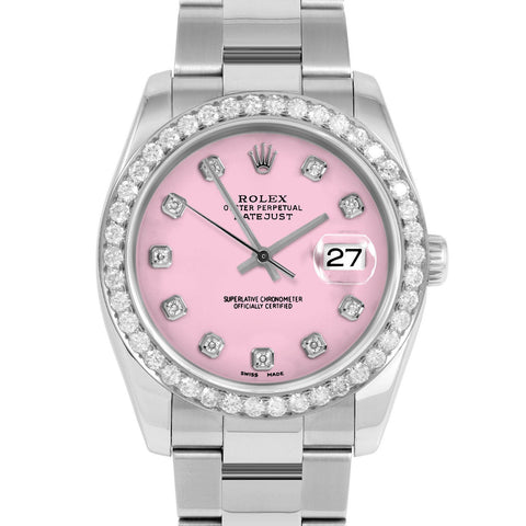 Rolex Datejust 36mm | 116234-PNK-DIA-AM-25CT-OYS