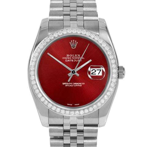 Rolex Datejust 36mm | 116234-RED-NOHM-BDS-JBL