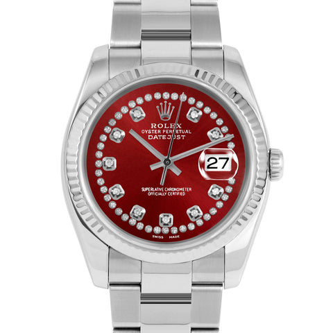 Rolex Datejust 36mm | 116234-RED-STRD-FLT-OYS