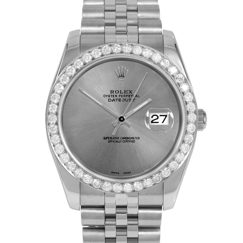 Rolex Datejust 36mm | 116234-SLT-NOHM-25CT-JBL