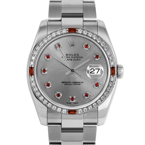 Rolex Datejust 36mm | 116234-SLT-RBY-AM-4RBY-OYS