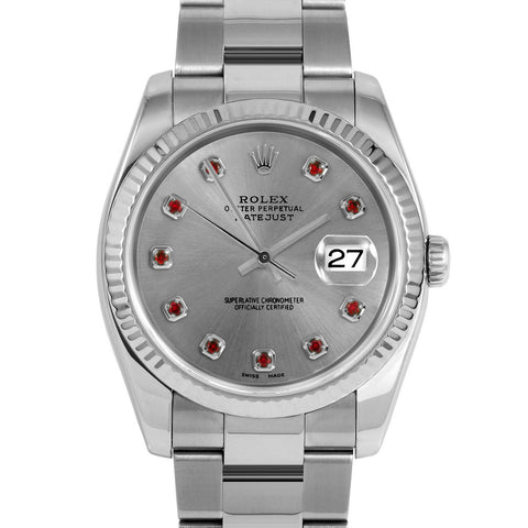 Rolex Datejust 36mm | 116234-SLT-RBY-AM-FLT-OYS