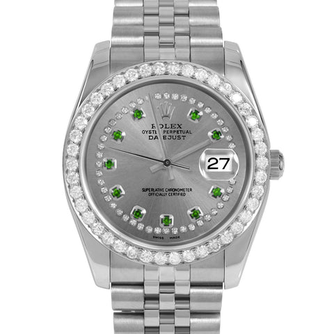 Rolex Datejust 36mm | 116234-SLT-STRE-25CT-JBL